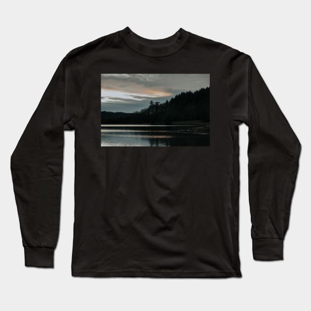 Bass Lake in Blowing Rock Long Sleeve T-Shirt by LindsayVaughn